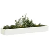 Sadilica bijela 360x80x40 cm od čelika