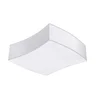 Sollux SL.1054 - Plafonsko svetlo SQUARE 2xE27/60W/230V belo