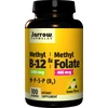 Jarrow Formulas Jarrow metil B-12 in metil folat, (vitamin B12 + folna kislina, aktivirane oblike), 1000 mcg/400 mcg, 100 pastil