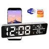 RTX velik LED senzor ure senzor temperature in vlažnosti WiFi Tuya