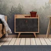 Hanah Home Noćni ormarić Juuna 50x55x40cm Hrast-Tamnosivi