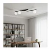 Plafonsko svetlo NATON 3xE14/10W/230V crno/belo