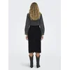 Only  Noos Bianca Midi Skirt - Washed Black  Črna