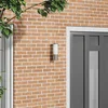 Vanjska zidna lampa Srebrno 12 x 8,5 x 27 cm