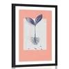 Plakat s paspartujem raznolikost narave - 30x45 black