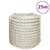 Vidaxl Vrv iz 100 % sisala 16 mm 25 m