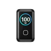 UTK GAN polnilec z zaslonom, 100W, 3xUSB-C, 1xUSB-A