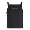 Calvin Klein Jeans Top črna/srebrna