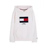 Tommy Hilfiger  pulover s kapuco otroški bombaž z elastanom