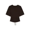 Bershka Majica temno rjava