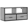 TV ormarić sivi Sonoma 80x31x39,5 cm Konstruirano drvo i metal