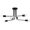 Sollux SL.1452 - Luster na šipci NORAH 6xE27/15W/230V crna