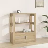Komoda boja hrasta sonome 80x30x90 cm konstruirano drvo
