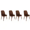 Hanah Home Set 4 trpezarijske stolice Alfa Orah