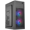 EUROCASE MidT ML N6-530B ARGB / brez napajalnika / 2x USB 3.0 / črna