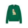 TOMMY HILFIGER Pulover kremna / karamel / zelena / rdeča