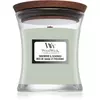 Woodwick Sagewood & Seagrass dišeča sveča 85 g