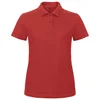 MAJICA KRATKI RUKAVI POLO B&C ID.001/WOMEN 180G CRVENA M