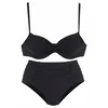 LASCANA Bikini, črna