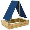 Pješčanik s krovom 80 x 60 x 97,5 cm od impregnirane borovine