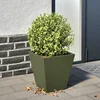 Vrtna sadilica maslinastozelena 30x30x30 cm čelična