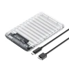 Orico Ohišje za disk 2139U3-V1 2,5 HDD/SSD USB Micro-B 5 Gb/s – prozorno
