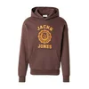JACK & JONES Majica JJVICTO temno rjava