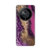 Maska za mobilni telefon Honor Magic 6 Lite PURPLE GOLD MARBLE PRINT