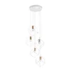 Ideal Lux - Luster na sajli ICE 5xE27/60W/230V preč. 50 cm bela