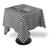 Bombažen namizni prt 150x150 cm Gingham – Tiseco Home Studio