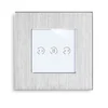 Exeshop wi-fi touch curtain al silver (tuya) ( sc005 )