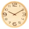 Get and Give Drveni zidni sat Diem, O 30cm, Prirodno drvo, Analogni