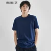 Markless Muška majica, Okrugli izrez, Tamnoplava