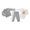 HAJDI BABY Komplet za bebe, Sivo-beli