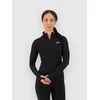 Mons Royale Cascade Merino 1/4 Zip Base Layer Top black