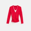 Reserved - Bluza sa dekorativnim naborima