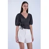 Trend Alaçati Stili Bluza siva