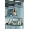 Opviq Luster Lillian Wood, 26cm, IP20, Crni