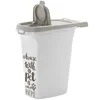 MODERNA Kanta za čuvanje granulirane hrane Trendy Story Pet Wisdom, 10l, Sivo-bela