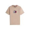TOMMY HILFIGER Majica bež/mornarska/rdeča/bela