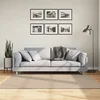 vidaXL Preproga s kratkimi vlakni mehka pralna peščena 160x160 cm