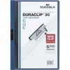 Durable Mapa s sponko DURACLIP30, A4, temno modra