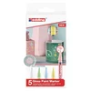 MARKER PERMANENTNI SJAJNI LAKIRAJUĆI 1-2MM EDDING 751/5BOJA PASTEL BLISTER