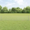 Zavarena žičana ograda s postom 50 x 0,4 m Srebrna Mreža