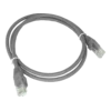 Patch kabel U/UTP kategorije 6 PVC 0,25 m siv ALANTEC