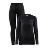 Craft CORE WARM BASELAYER SET W, donji veš žensko set, crna 1909708
