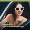 Beneunder Unisex naočare za sunce, Bele
