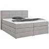 Esposa BOXSPRING POSTELJA 180 cm x 200 cm , tekstil siva