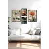 Wallity Dekorativna slika Huhu454-S, 50x70cm, 4 dela