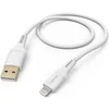 Hama HAMA polnilni/podatkovni kabel, fleksibilen USB-A - Lightning, 1,5 m, bel